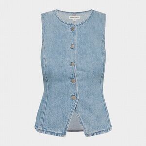 Denim vest top
